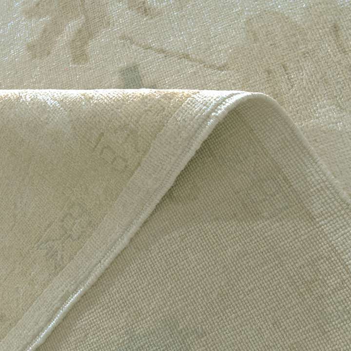 9' 1 x 12' Hand Knotted Oushak Wool Rug