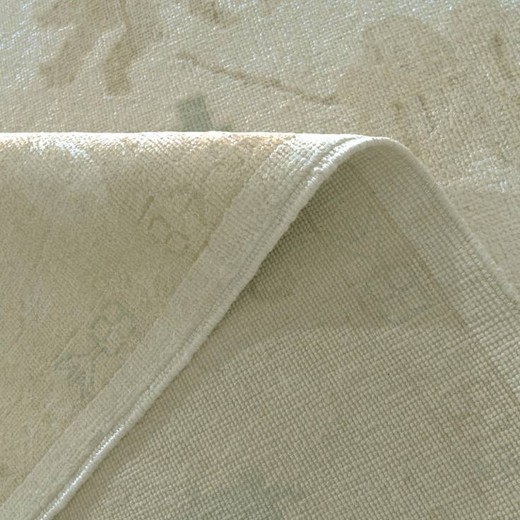 Detail image of 9' 1 x 12' Hand Knotted Oushak Wool Rug