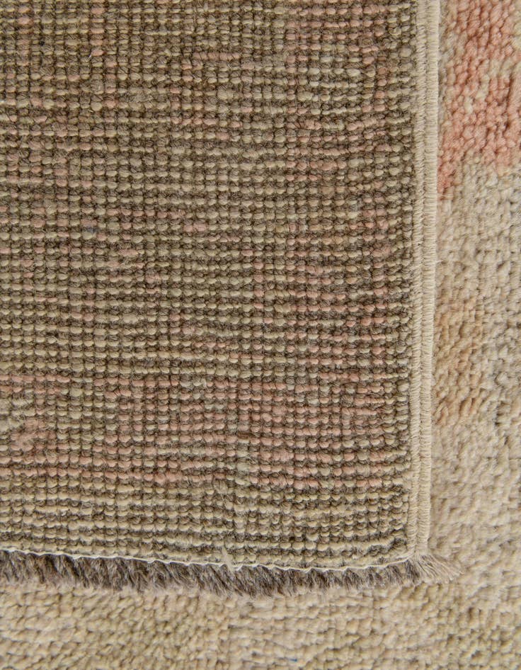 Detail image of 4' 1 x 6' 3 Hand Knotted Oushak Wool Rug