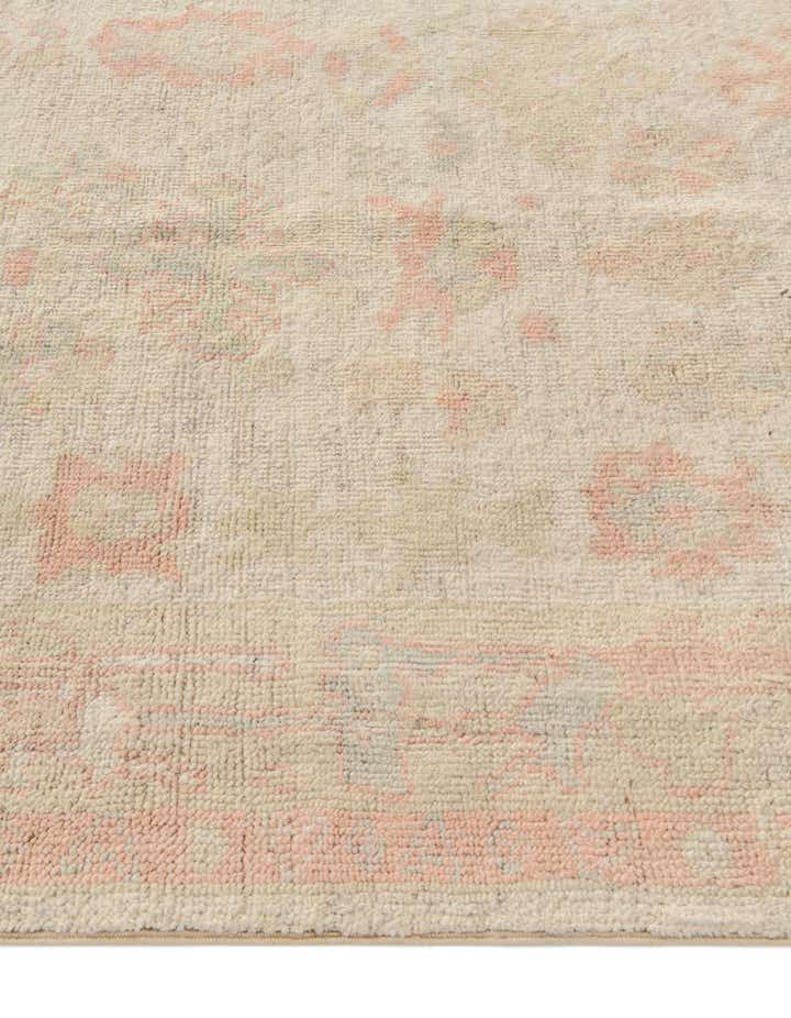 4' 3 x 6' 2 Hand Knotted Oushak Wool Rug