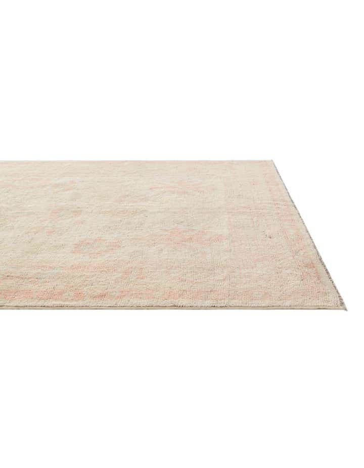 4' 3 x 6' 2 Hand Knotted Oushak Wool Rug