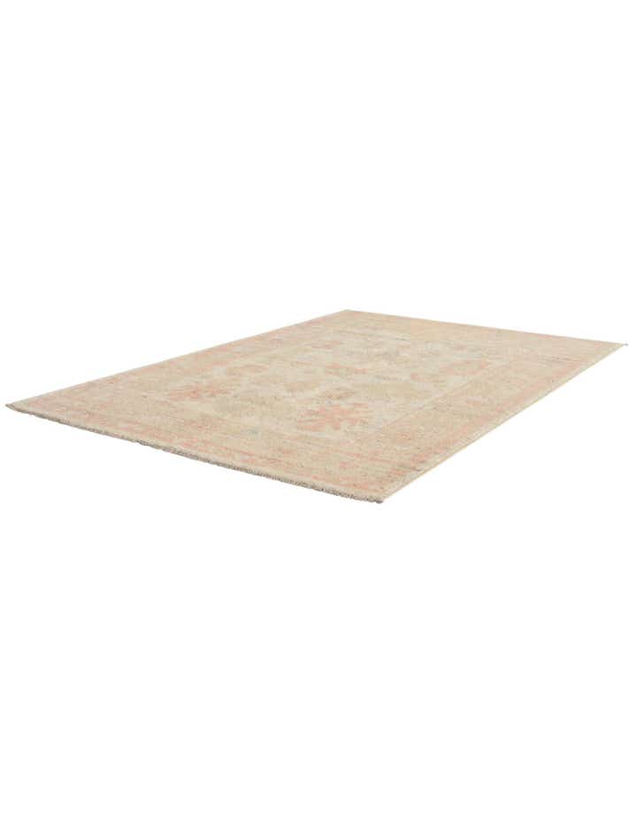 4' 3 x 6' 2 Hand Knotted Oushak Wool Rug