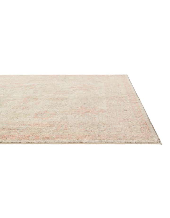 4' 3 x 6' 2 Hand Knotted Oushak Wool Rug