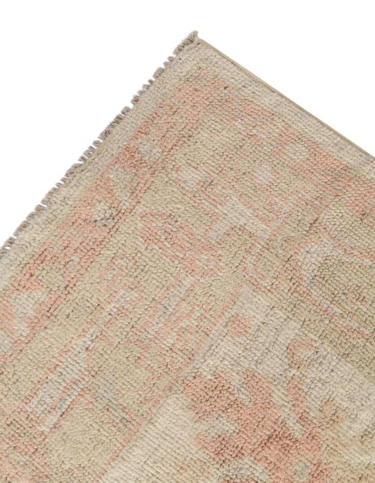 Detail image of 4' 3 x 6' 2 Hand Knotted Oushak Wool Rug