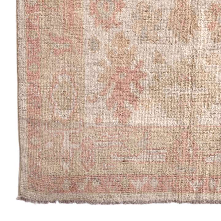 4' 3 x 6' 2 Hand Knotted Oushak Wool Rug