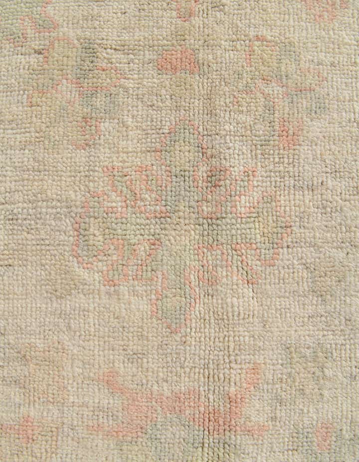 4' 3 x 6' 2 Hand Knotted Oushak Wool Rug