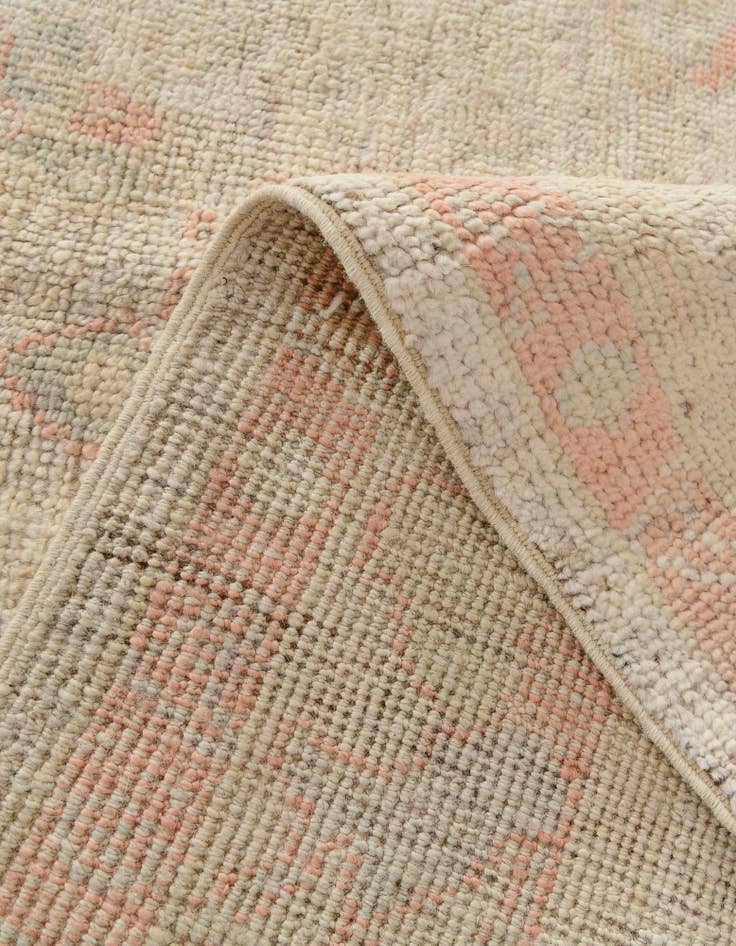 Detail image of 4' 3 x 6' 2 Hand Knotted Oushak Wool Rug