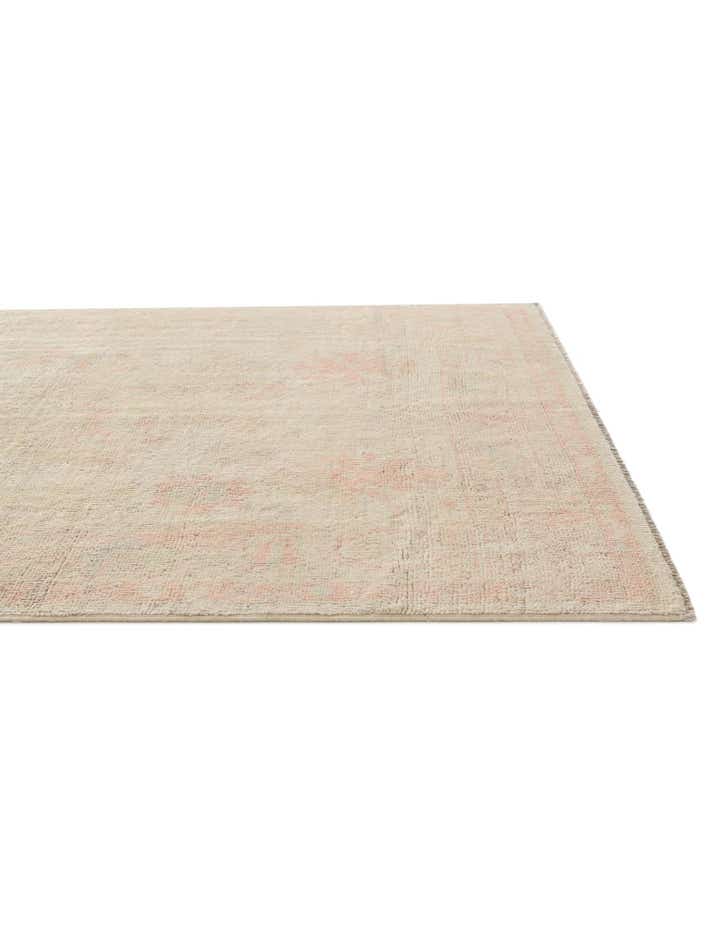 4' 2 x 6' 3 Hand Knotted Oushak Wool Rug