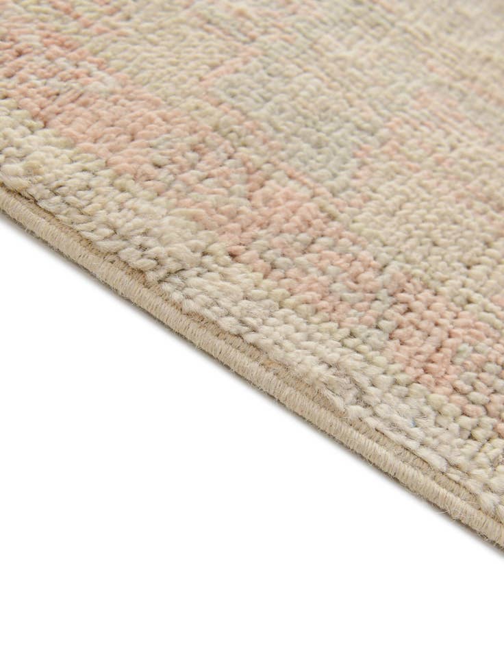 Detail image of 4' 2 x 6' 3 Hand Knotted Oushak Wool Rug