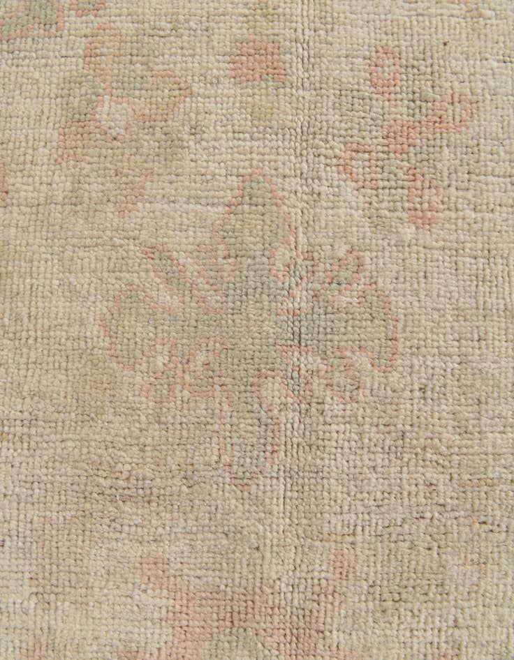 Detail image of 4' 2 x 6' 3 Hand Knotted Oushak Wool Rug