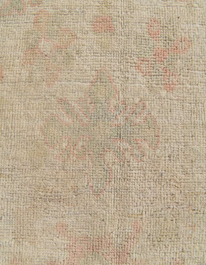 4' 2 x 6' 3 Hand Knotted Oushak Wool Rug
