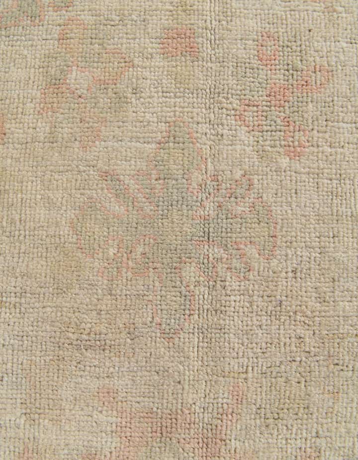 4' 2 x 6' 3 Hand Knotted Oushak Wool Rug
