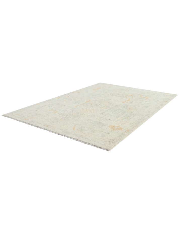 5' x 7' 2 Hand Knotted Oushak Wool Rug