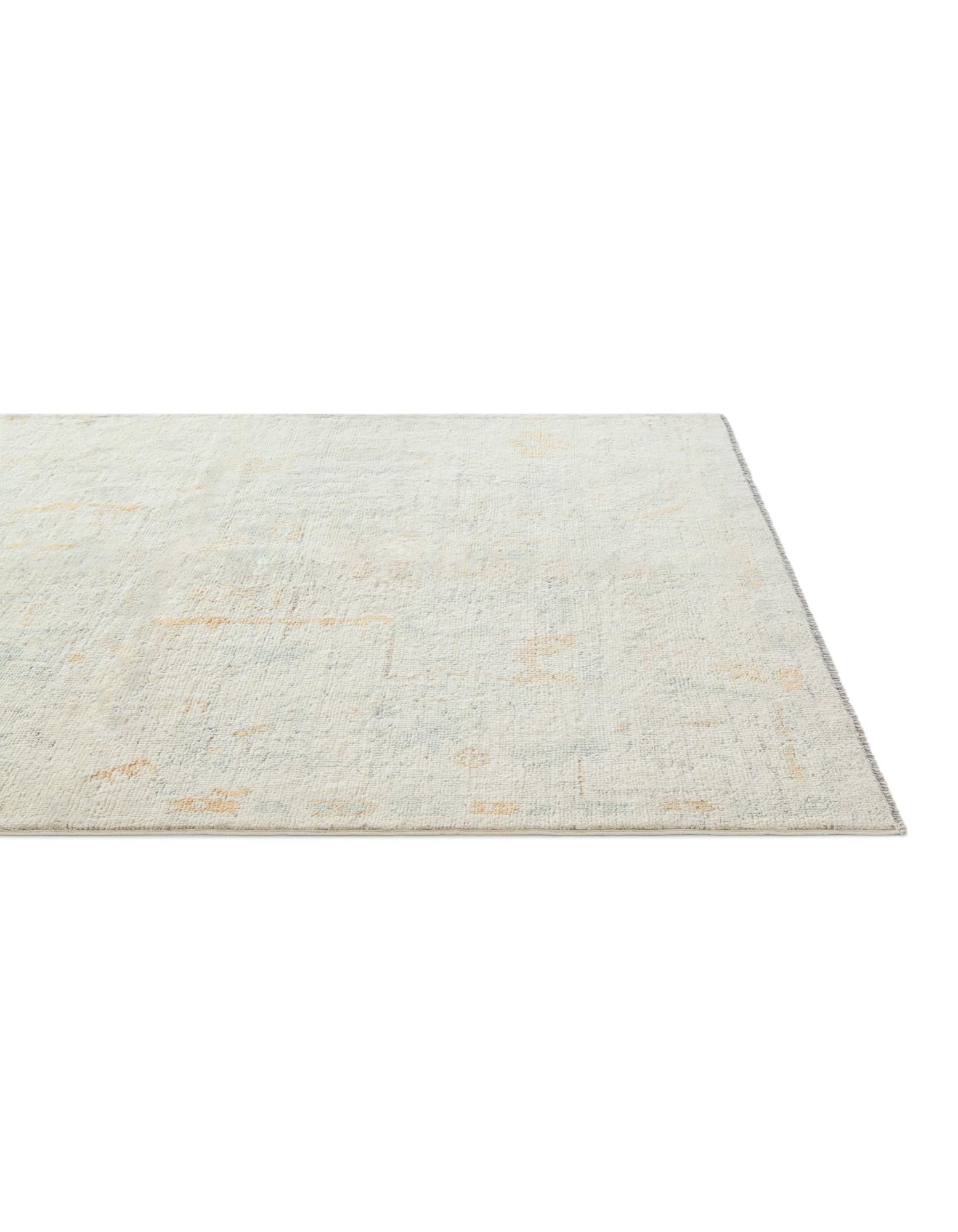 5' x 7' 2 Hand Knotted Oushak Wool Rug