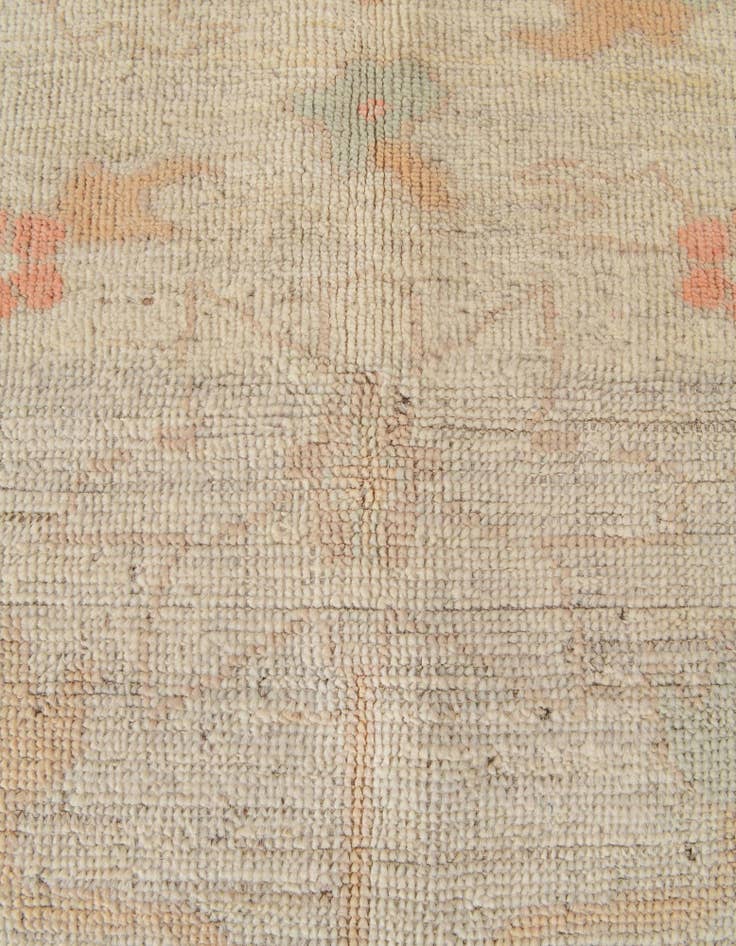Detail image of 5' 2 x 6' 7 Hand Knotted Oushak Wool Rug