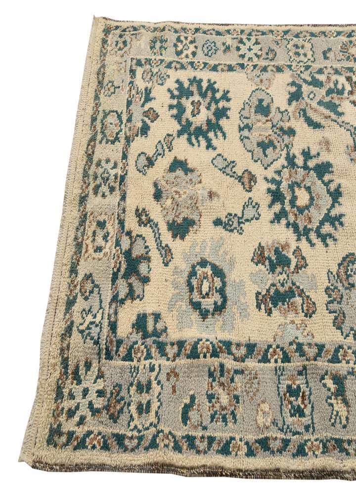 5' 2 x 7' 2 Hand Knotted Oushak Wool Rug