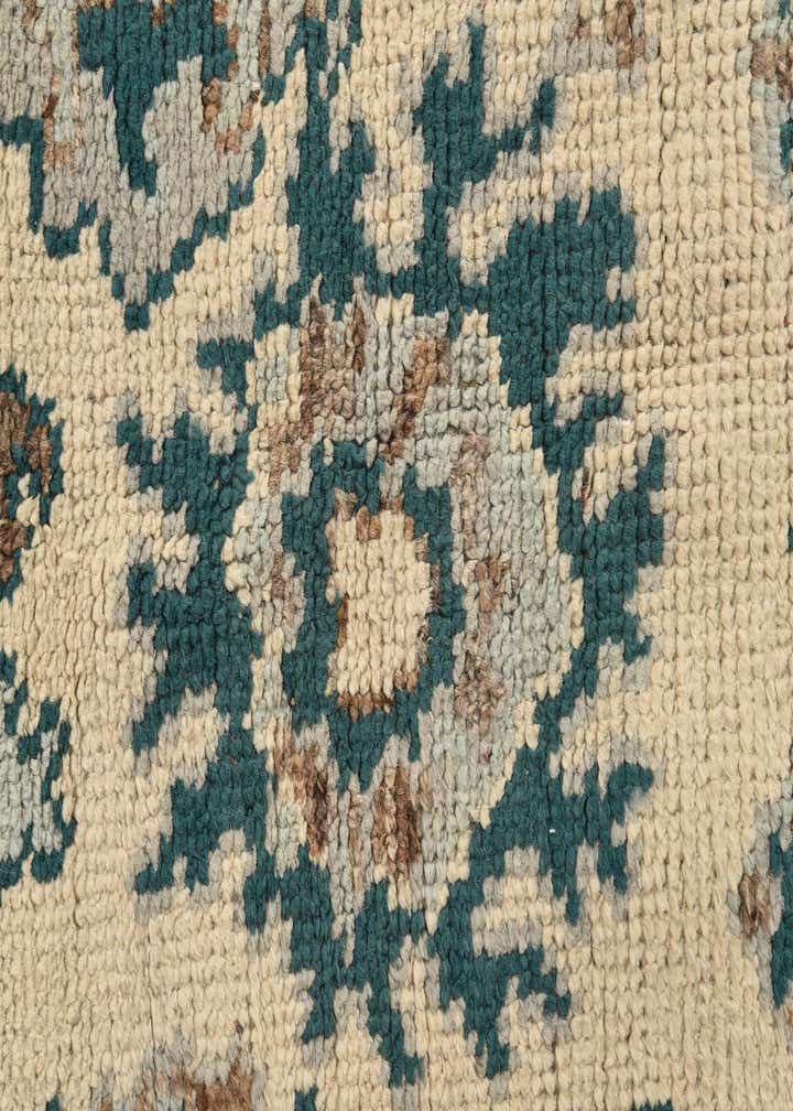 5' 2 x 7' 2 Hand Knotted Oushak Wool Rug