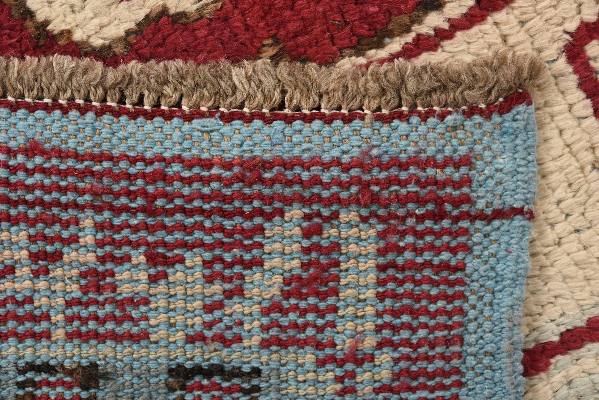 6' 2 x 9' 1 Hand Knotted Oushak Wool Rug