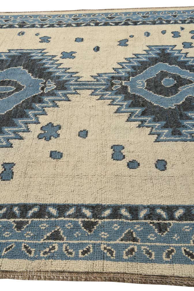8' x 9' 9 Hand Knotted Oushak Wool Rug