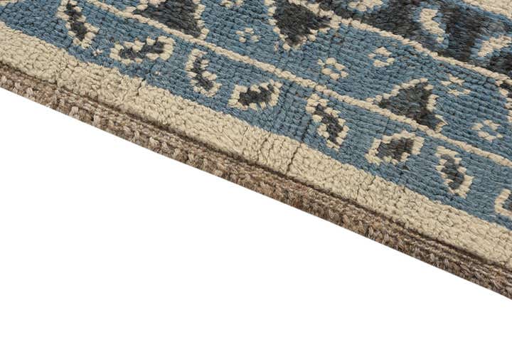 8' x 9' 9 Hand Knotted Oushak Wool Rug