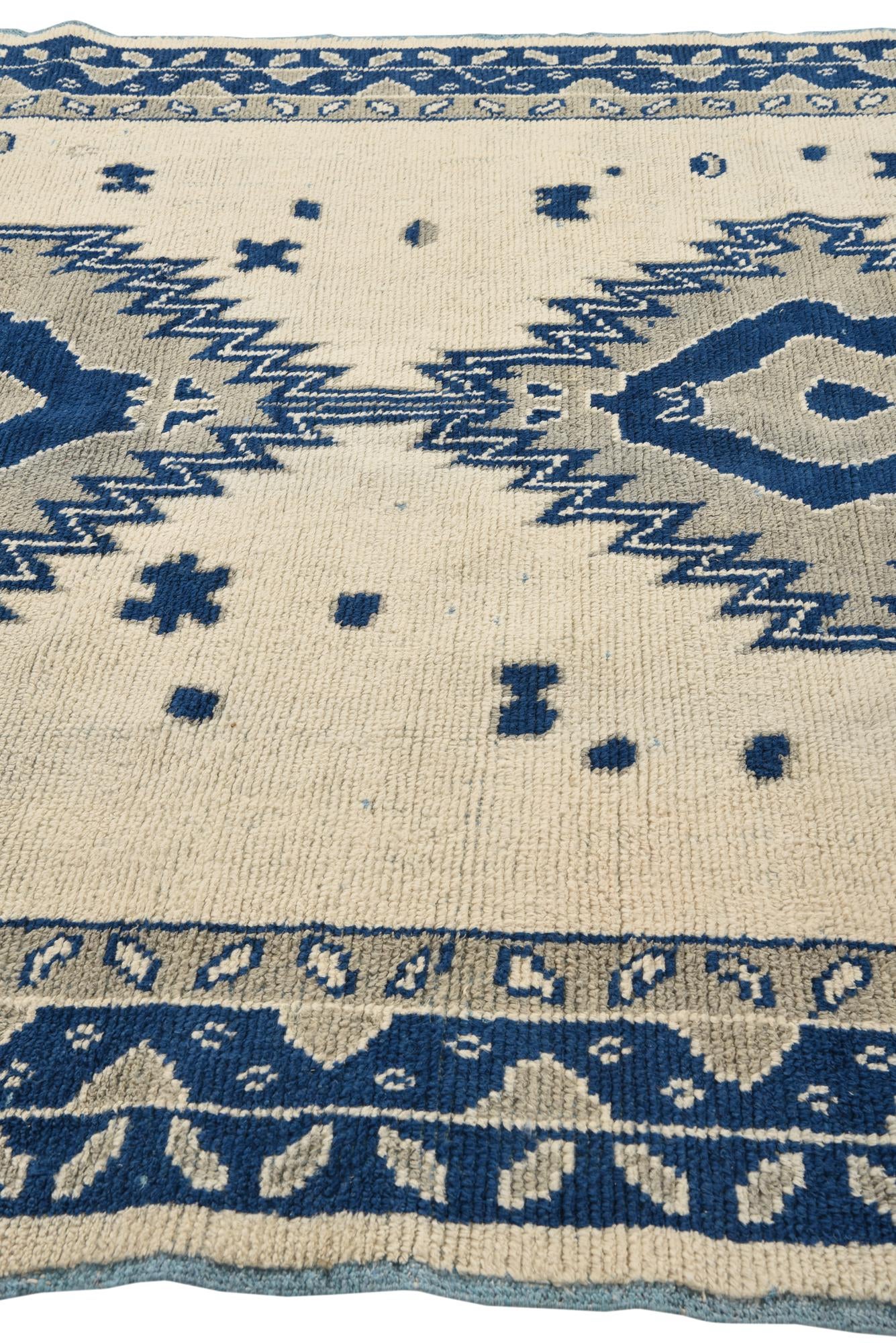 7' 10 x 10' 4 Hand Knotted Oushak Wool Rug