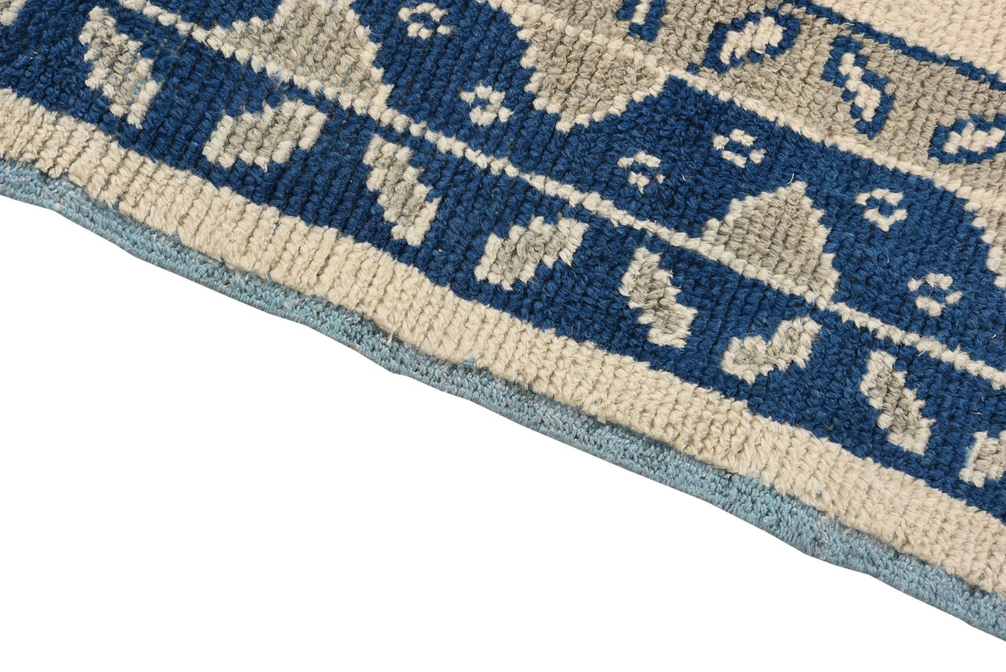 7' 10 x 10' 4 Hand Knotted Oushak Wool Rug