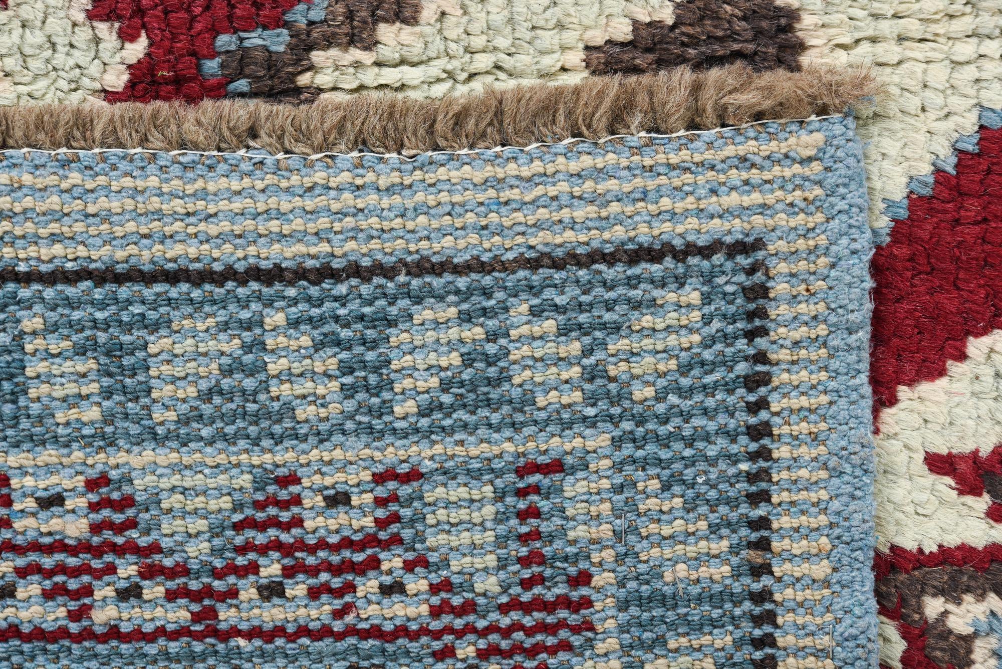 5' x 7' 2 Hand Knotted Oushak Wool Rug