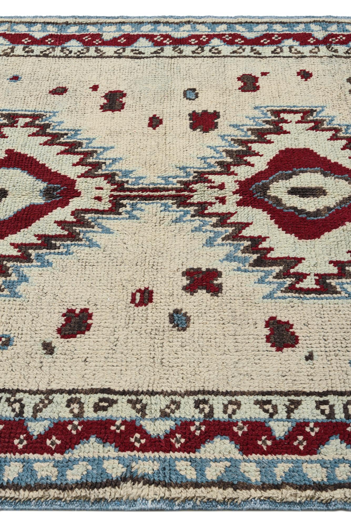 5' x 7' 2 Hand Knotted Oushak Wool Rug