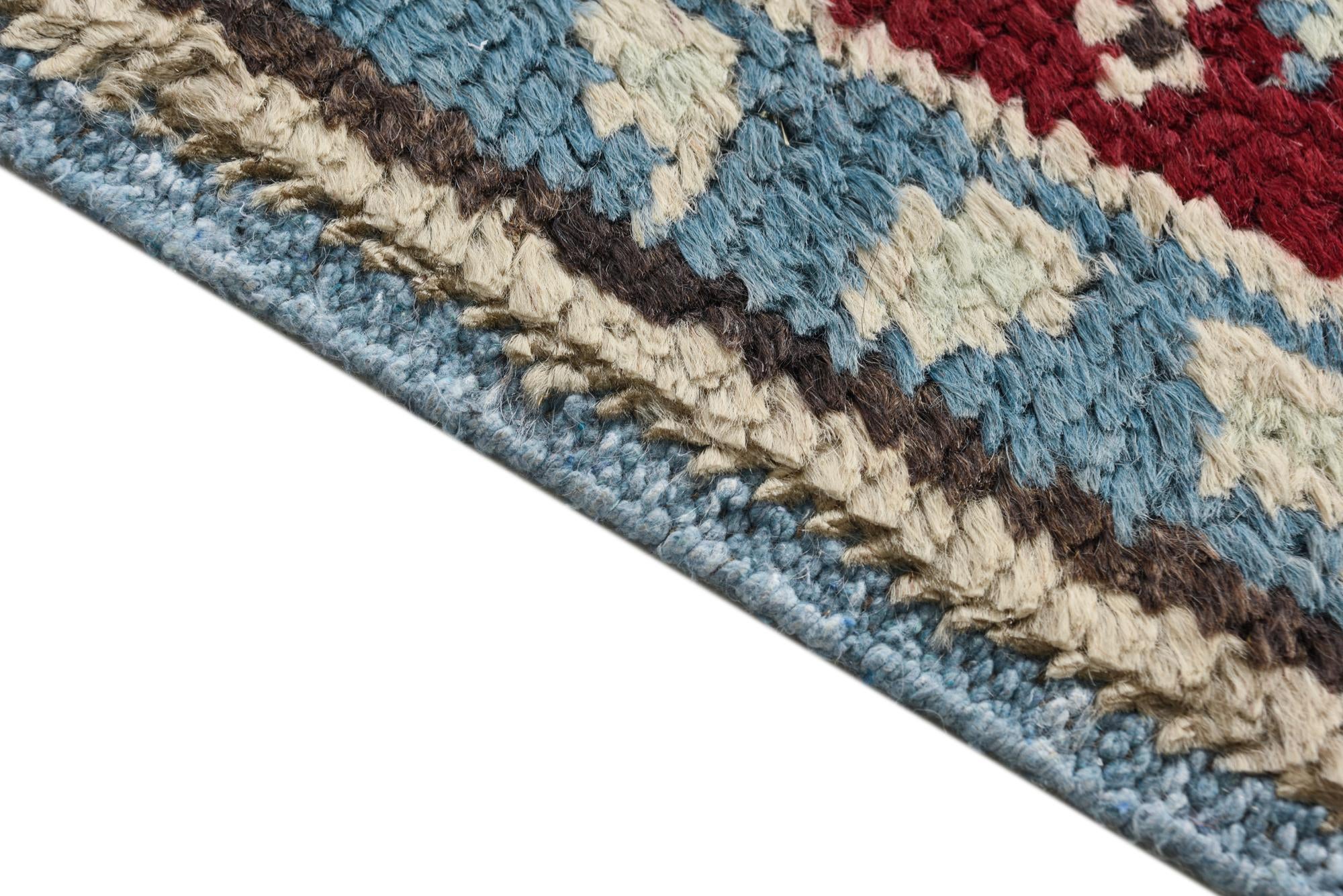 5' x 7' 2 Hand Knotted Oushak Wool Rug