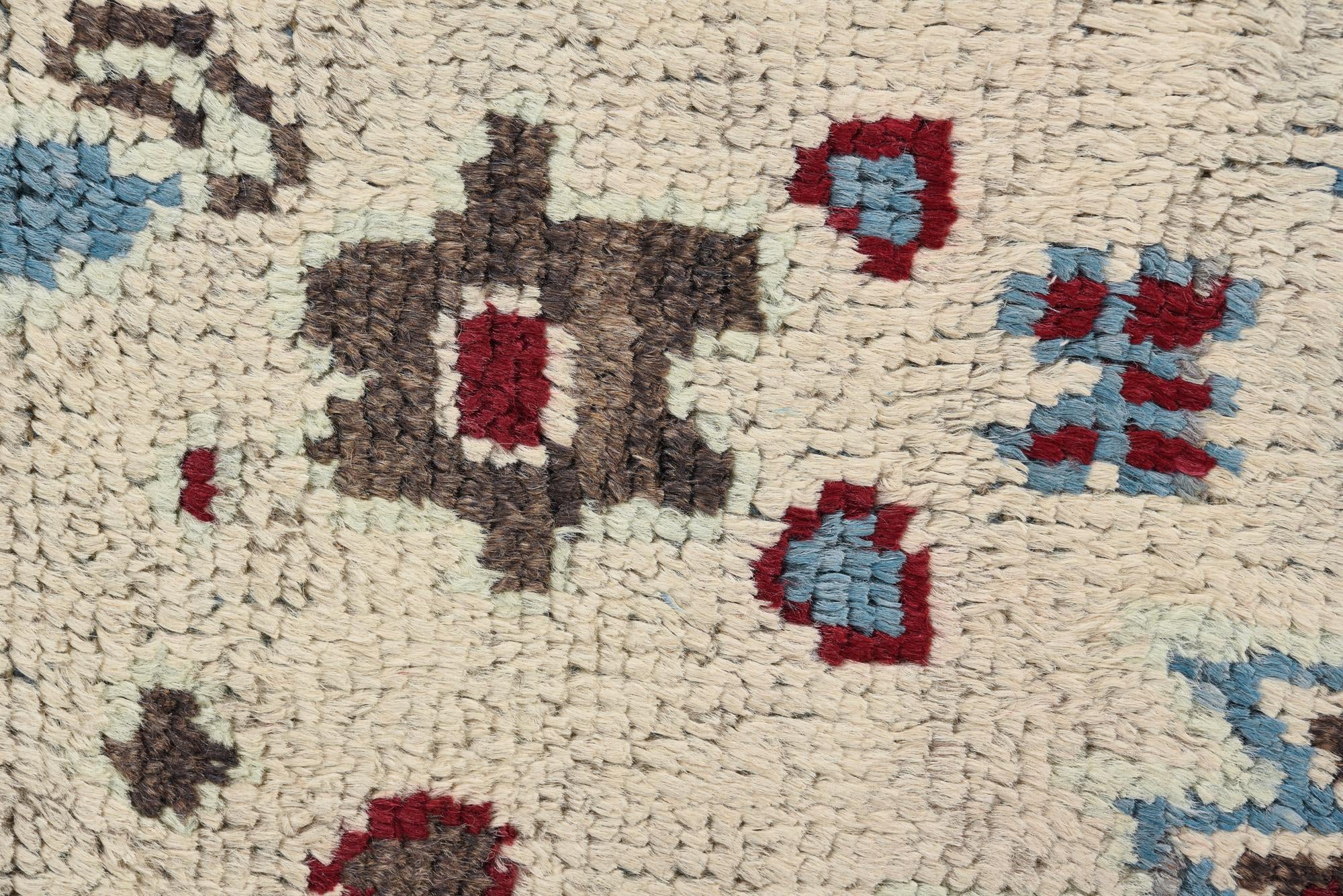 5' x 7' 2 Hand Knotted Oushak Wool Rug