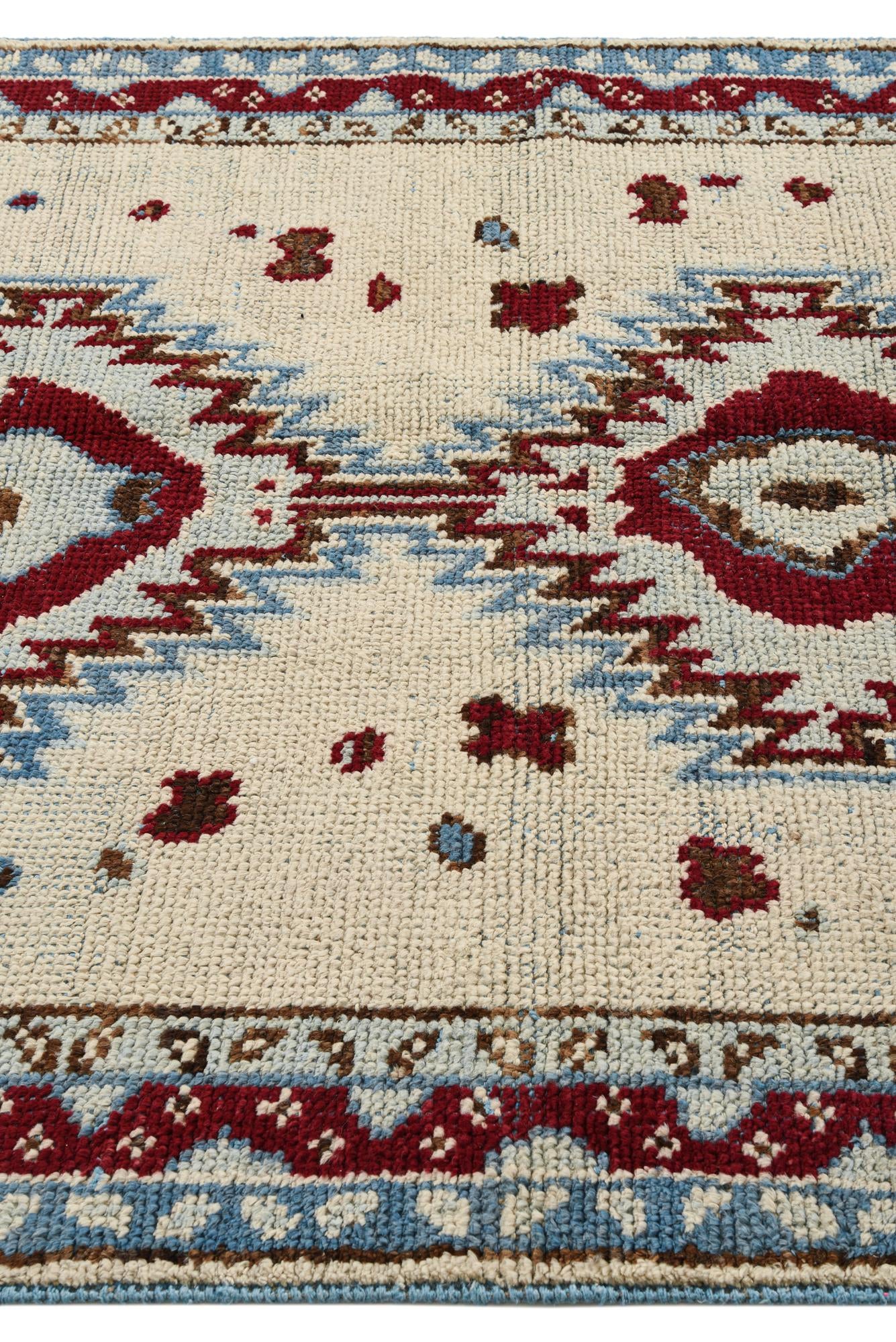 5' 1 x 7' 8 Hand Knotted Oushak Wool Rug