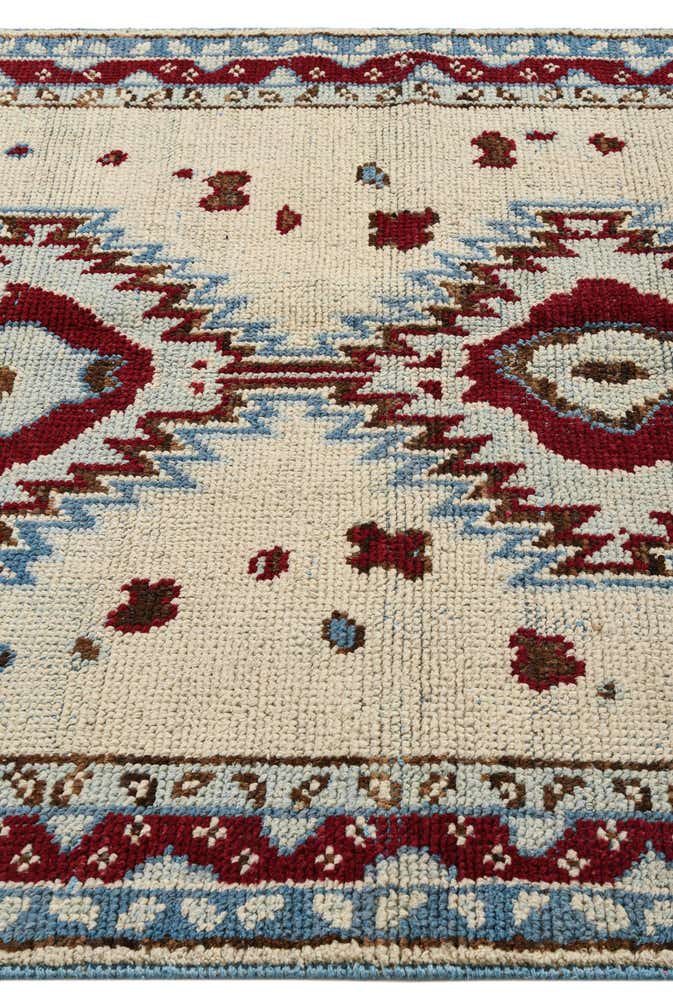 5' 1 x 7' 8 Hand Knotted Oushak Wool Rug