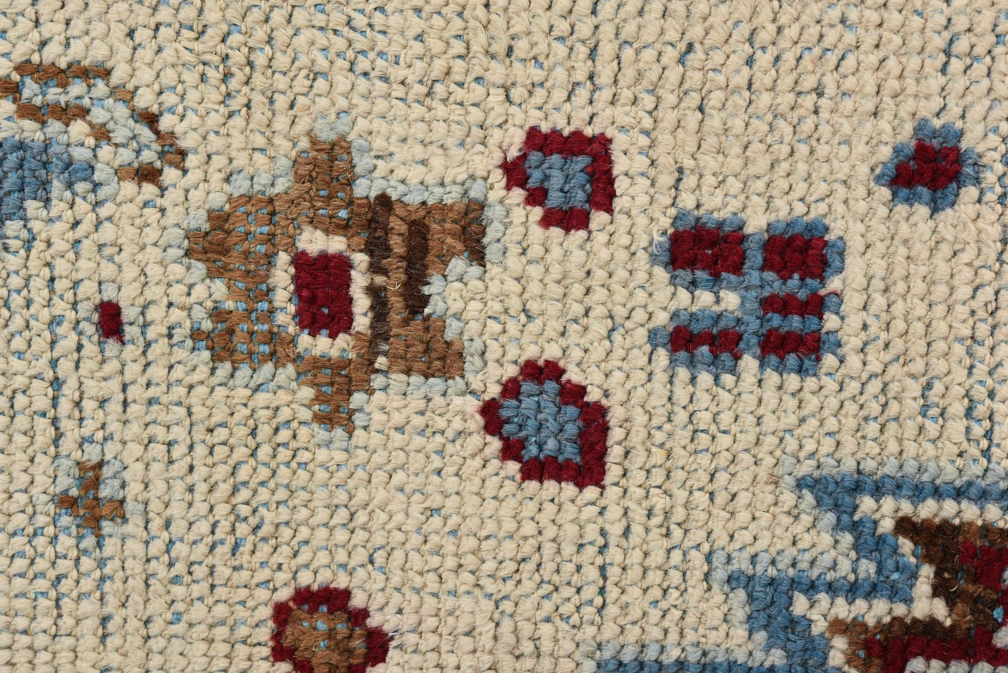 5' 1 x 7' 8 Hand Knotted Oushak Wool Rug