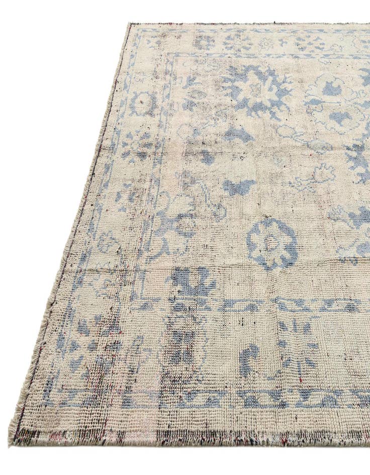 Detail image of 8' 3 x 10'  Hand Knotted Oushak Wool Rug