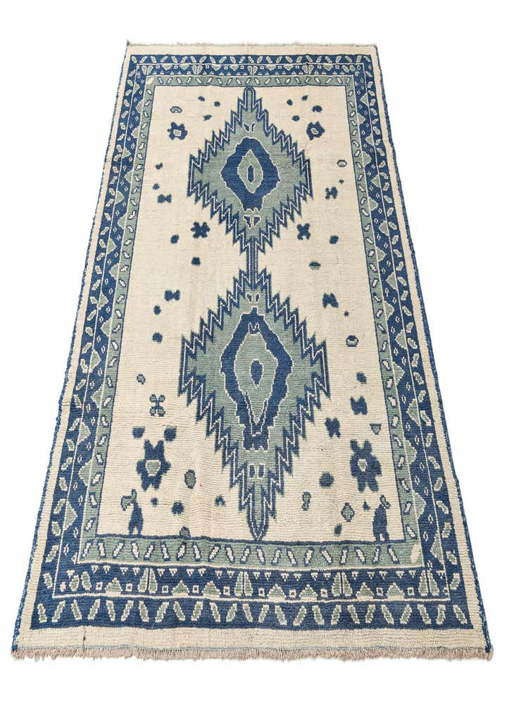 8' x 10' Hand Knotted Oushak Wool Rug