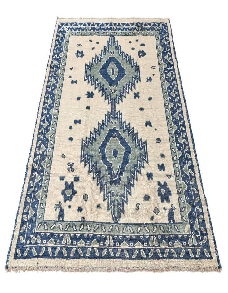 Detail image of 8' x 10' Hand Knotted Oushak Wool Rug