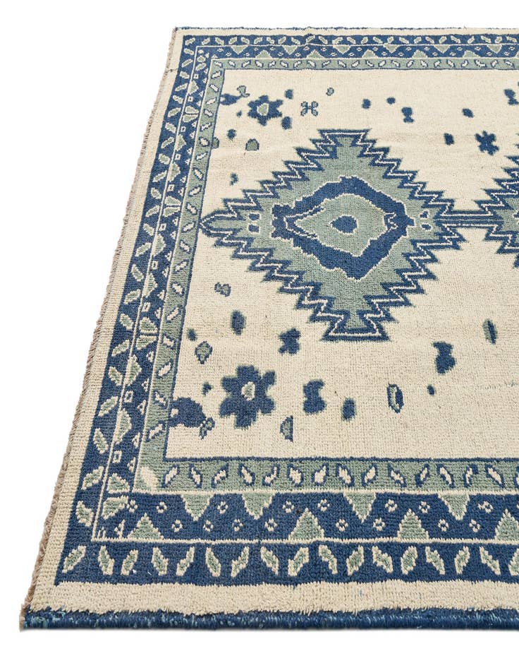Detail image of 8' x 10' Hand Knotted Oushak Wool Rug