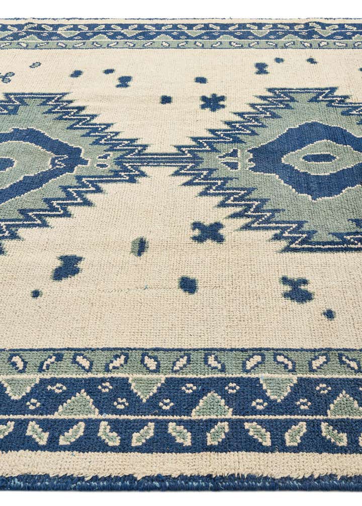 8' x 10' Hand Knotted Oushak Wool Rug
