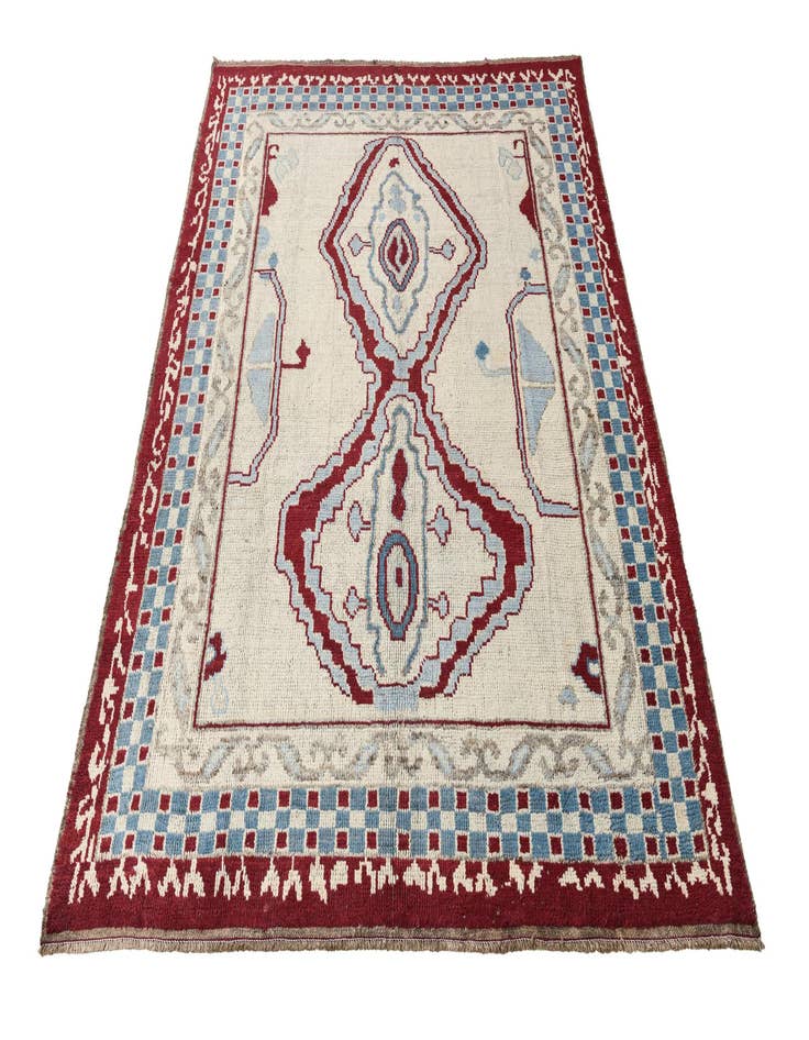 Detail image of 8' 2 x 10' 7  Hand Knotted Oushak Wool Rug