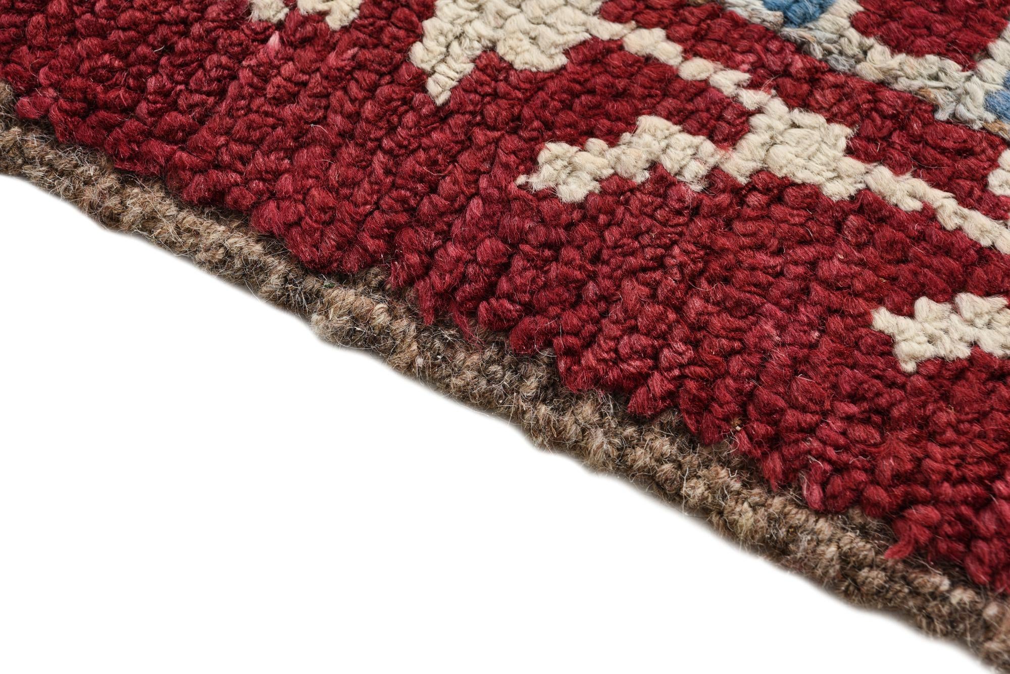 8' 2 x 10' 7 Hand Knotted Oushak Wool Rug
