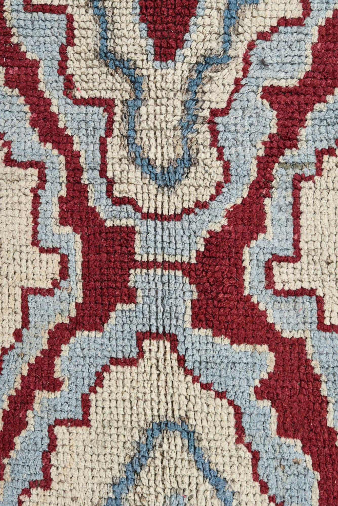 8' 2 x 10' 7 Hand Knotted Oushak Wool Rug