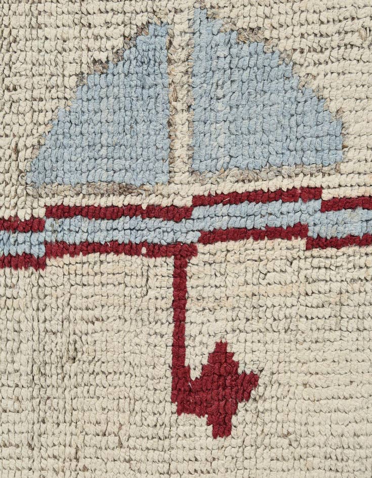 Detail image of 8' 2 x 10' 7  Hand Knotted Oushak Wool Rug