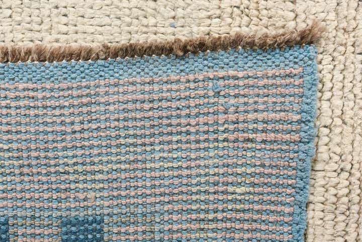 8' x 10' 7 Hand Knotted Oushak Wool Rug