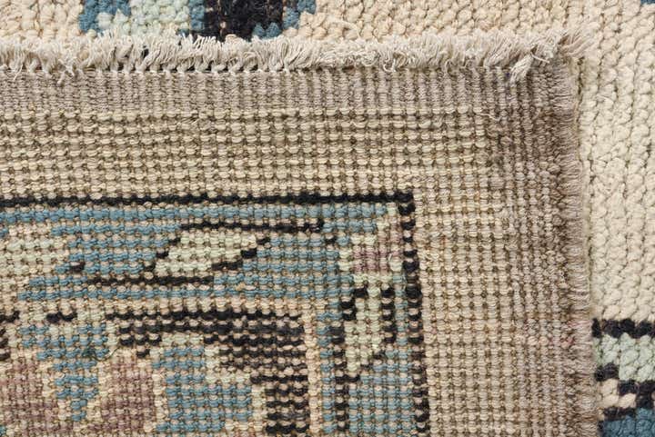 9' 1 x 12' 3 Hand Knotted Oushak Wool Rug