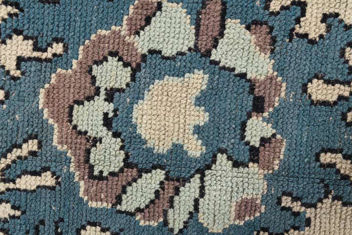 9' 1 x 12' 3 Hand Knotted Oushak Wool Rug