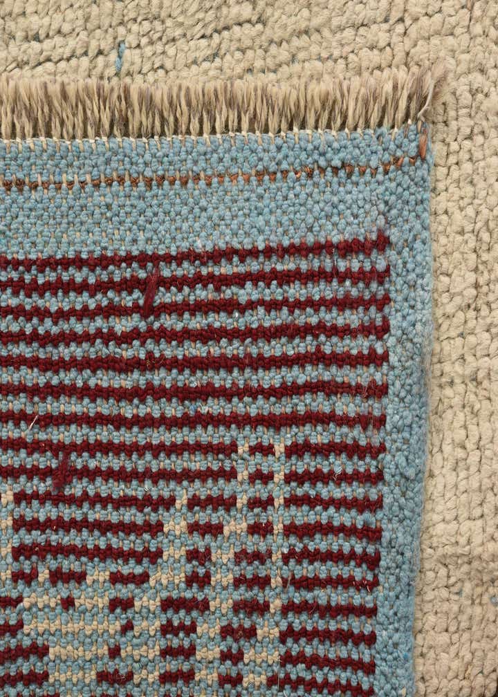 9' x 12' 4 Hand Knotted Oushak Wool Rug