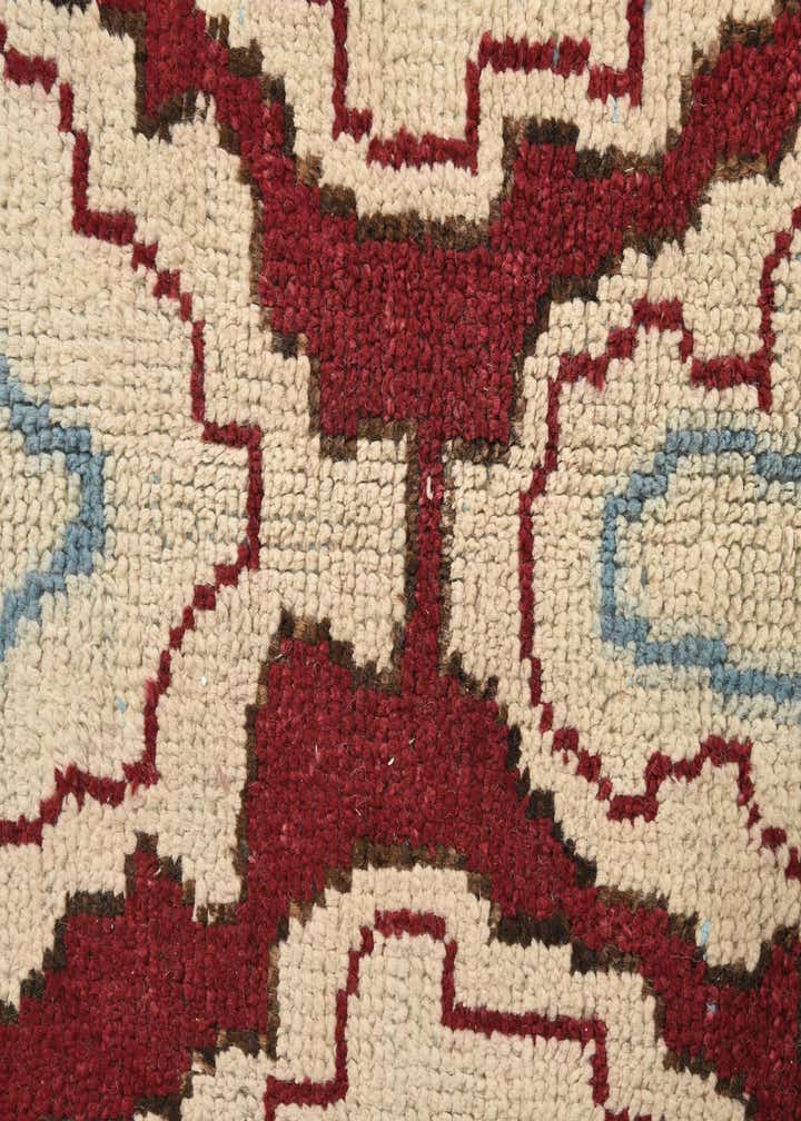 9' x 12' 4 Hand Knotted Oushak Wool Rug