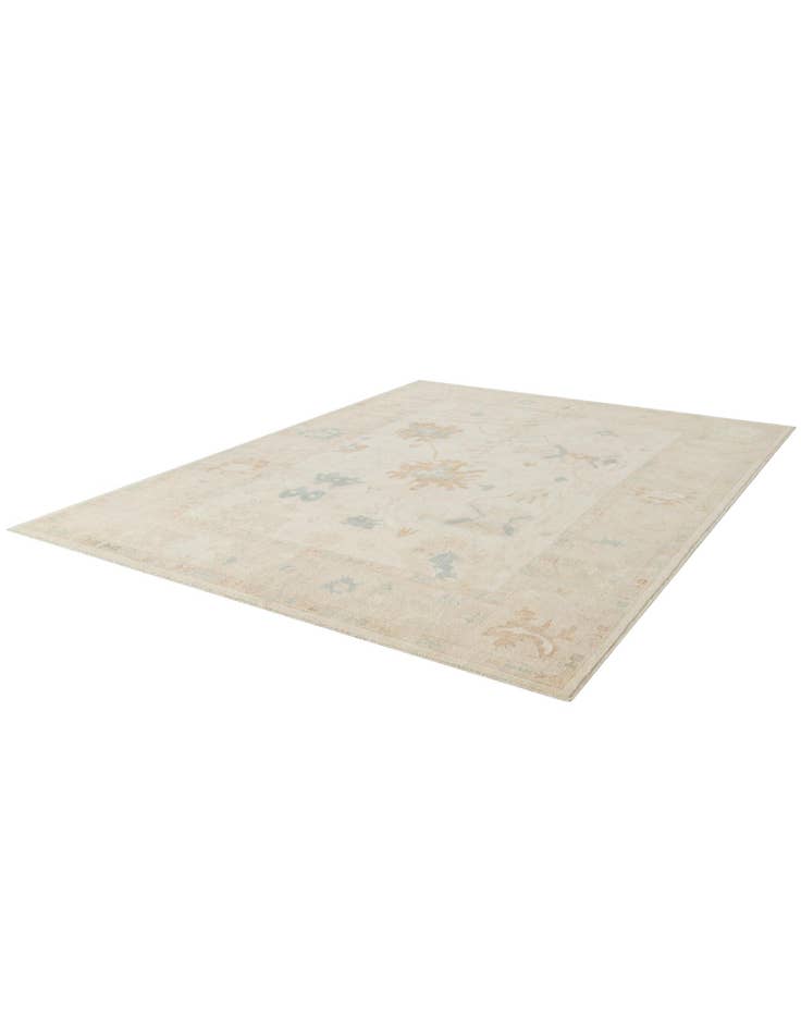 Detail image of 9' x 11' Hand Knotted Oushak Wool Rug