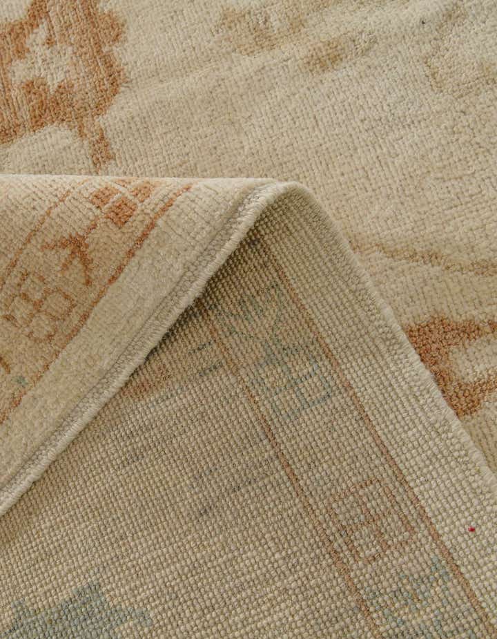 9' x 11' Hand Knotted Oushak Wool Rug