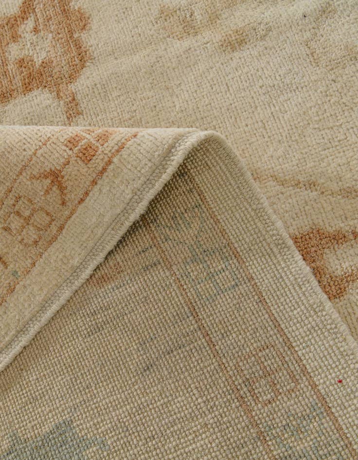 Detail image of 9' x 11' Hand Knotted Oushak Wool Rug